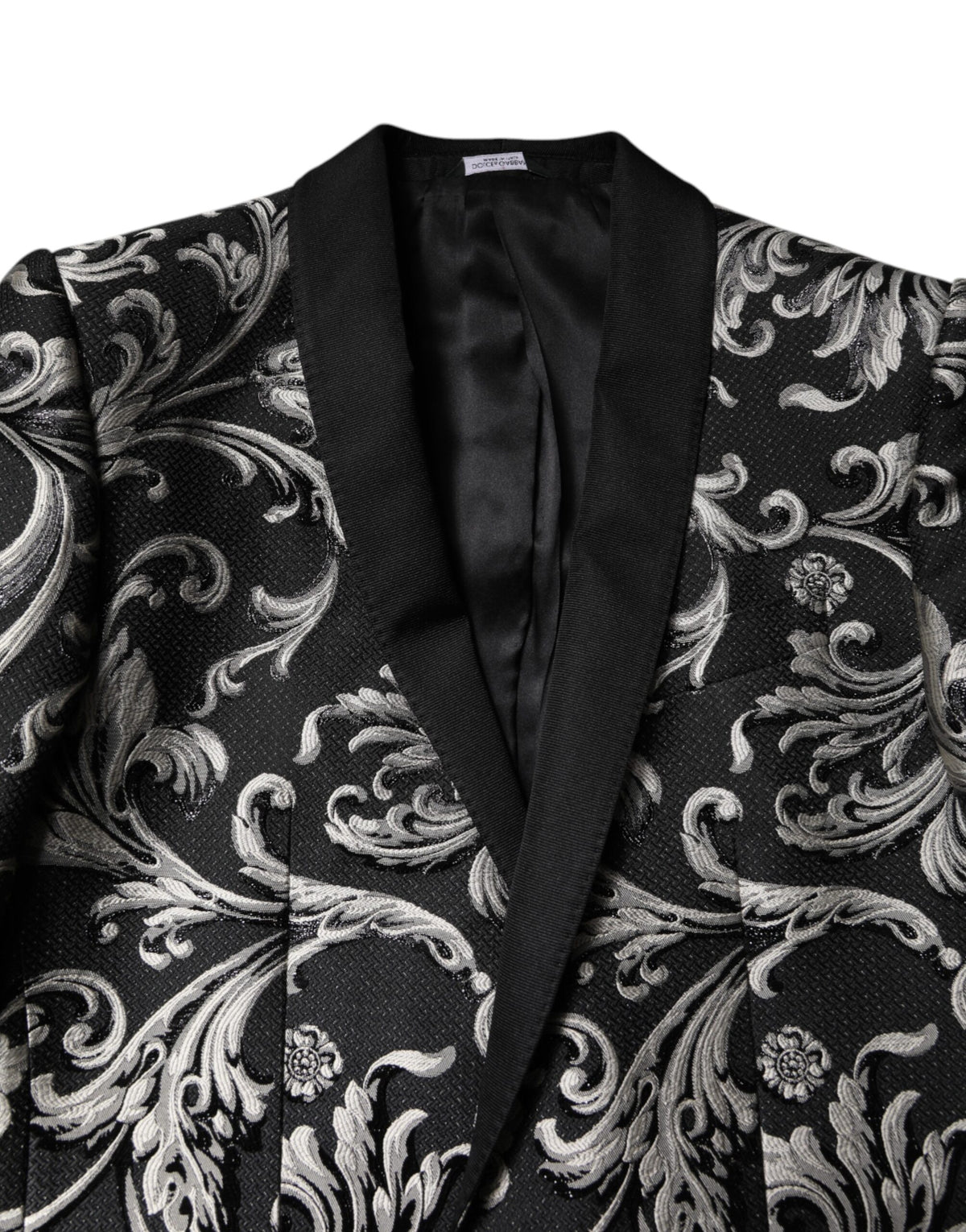 Dolce & Gabbana MARTINI Costume 3 Pièces Noir et Gris