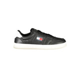 Tommy Hilfiger Black Leather Men Sneaker - Style & Comfort Combined