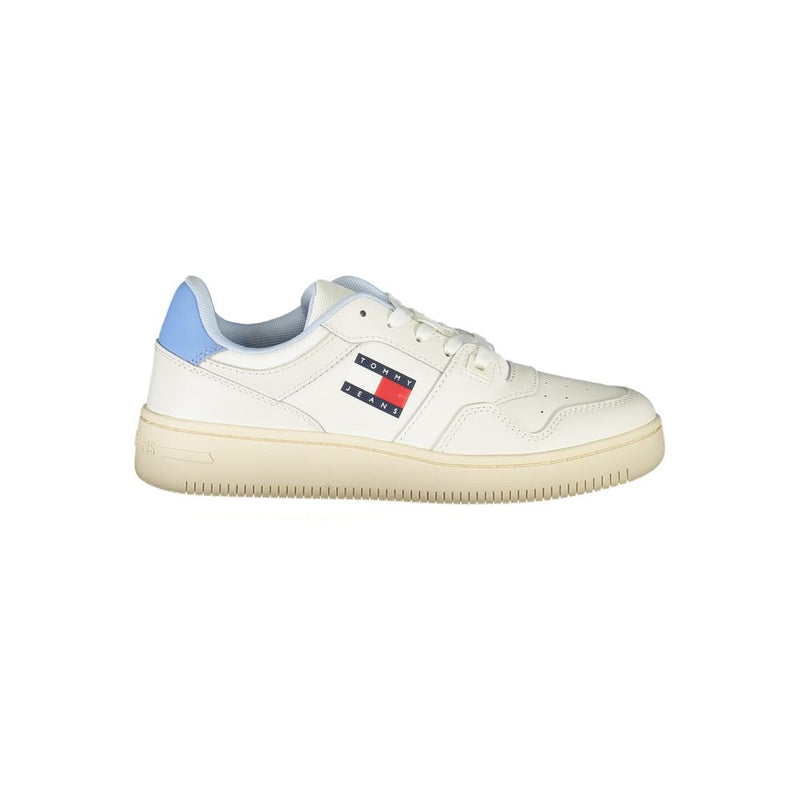 Tommy Hilfiger White Leather Women Sneaker - Élégance et Confort