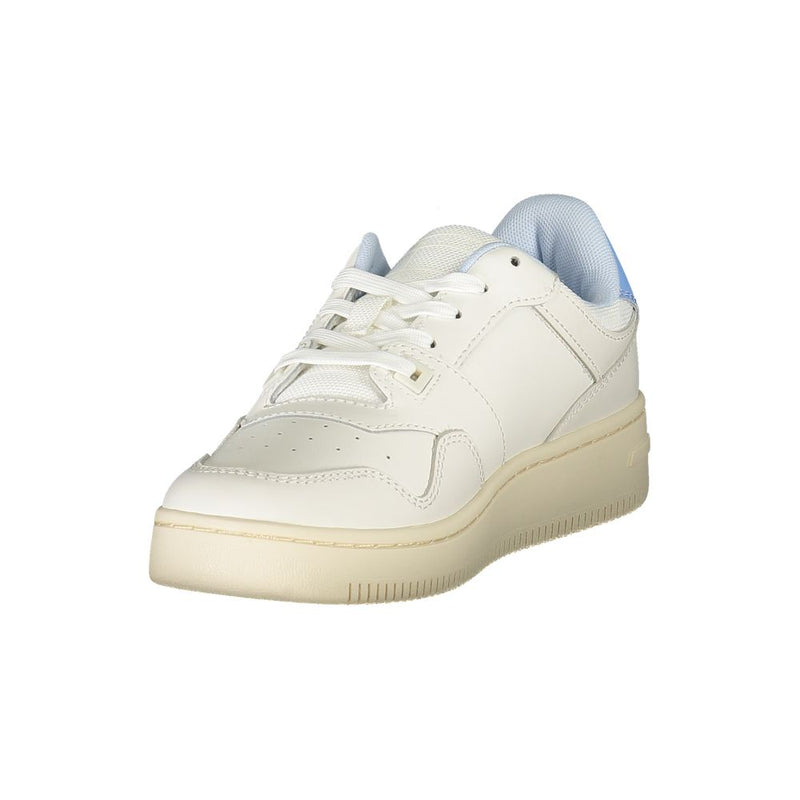 Tommy Hilfiger White Leather Women Sneaker - Élégance et Confort