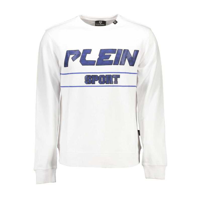 Plein Sport Witte Katoenen Heren Trui