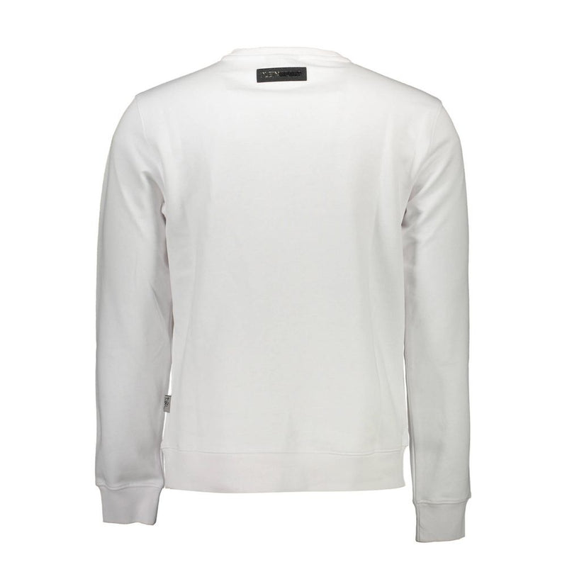 Plein Sport Witte Katoenen Heren Trui