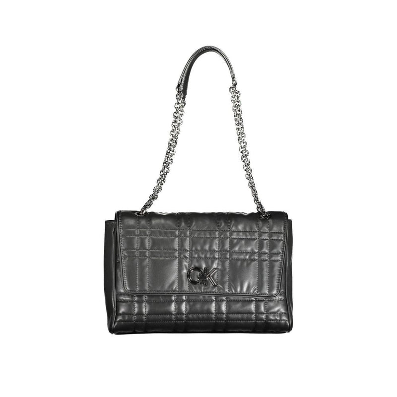 Calvin Klein Black Polyester Women's Handbag - Eco-Friendly Style