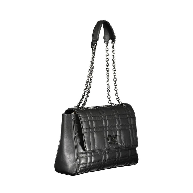 Calvin Klein Black Polyester Women's Handbag - Eco-Friendly Style