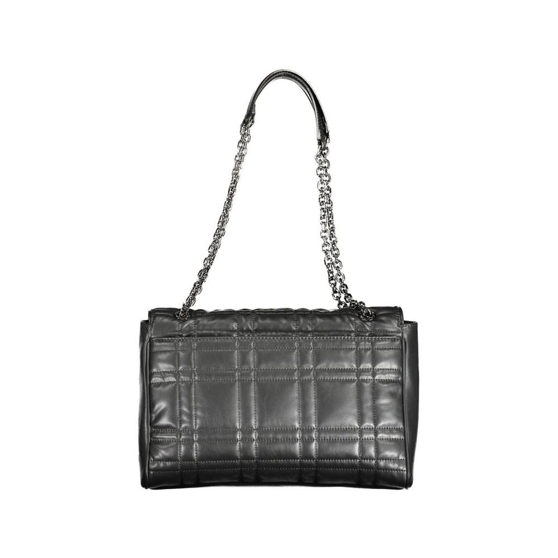 Calvin Klein Black Polyester Women's Handbag - Eco-Friendly Style