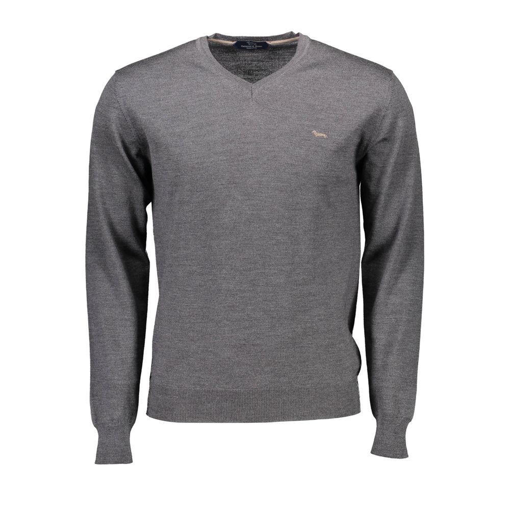 Pull en laine marron Harmont &amp; Blaine pour homme