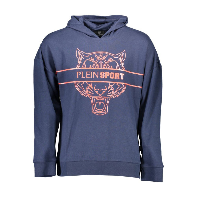 Plein Sport Blauwe Katoenen Heren Sweater