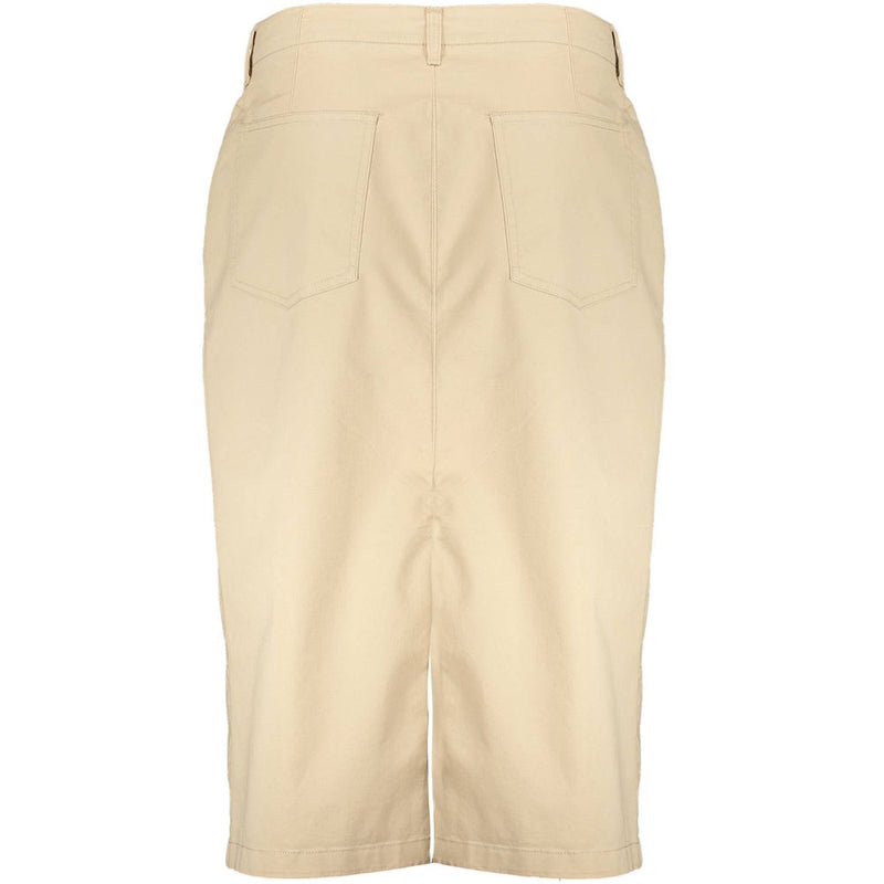 Jupe Longue Beige Gant - Élégance Intemporelle et Confort