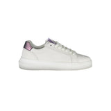Calvin Klein White Leather Women Sneaker - Chic Comfort for Everyday