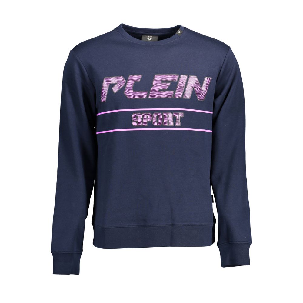Pull en coton bleu pour homme Plein Sport