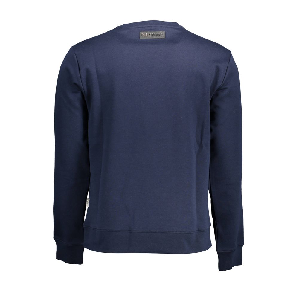 Pull en coton bleu pour homme Plein Sport