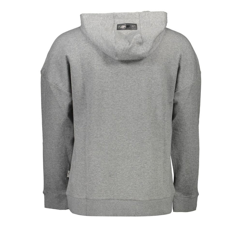 Pull en coton gris pour homme Plein Sport