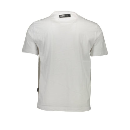 T-shirt homme en coton blanc Plein Sport