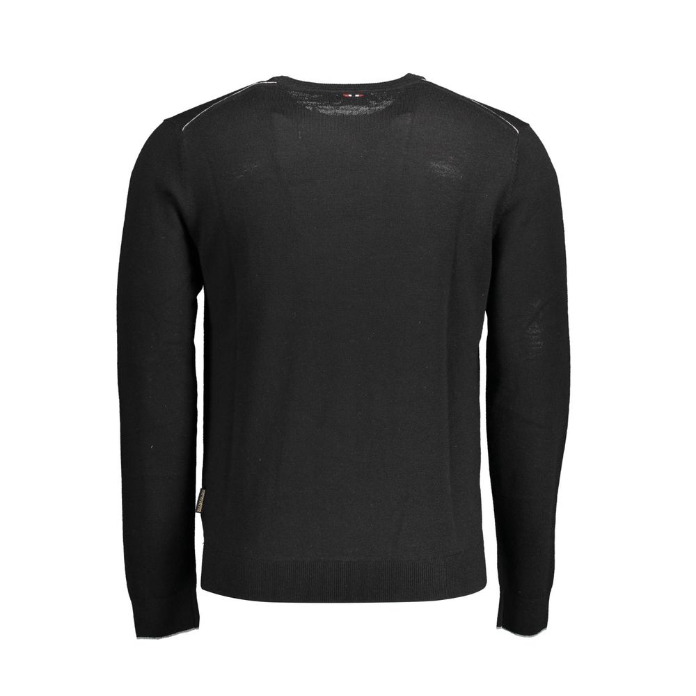 Pull en laine noir pour homme Napapijri