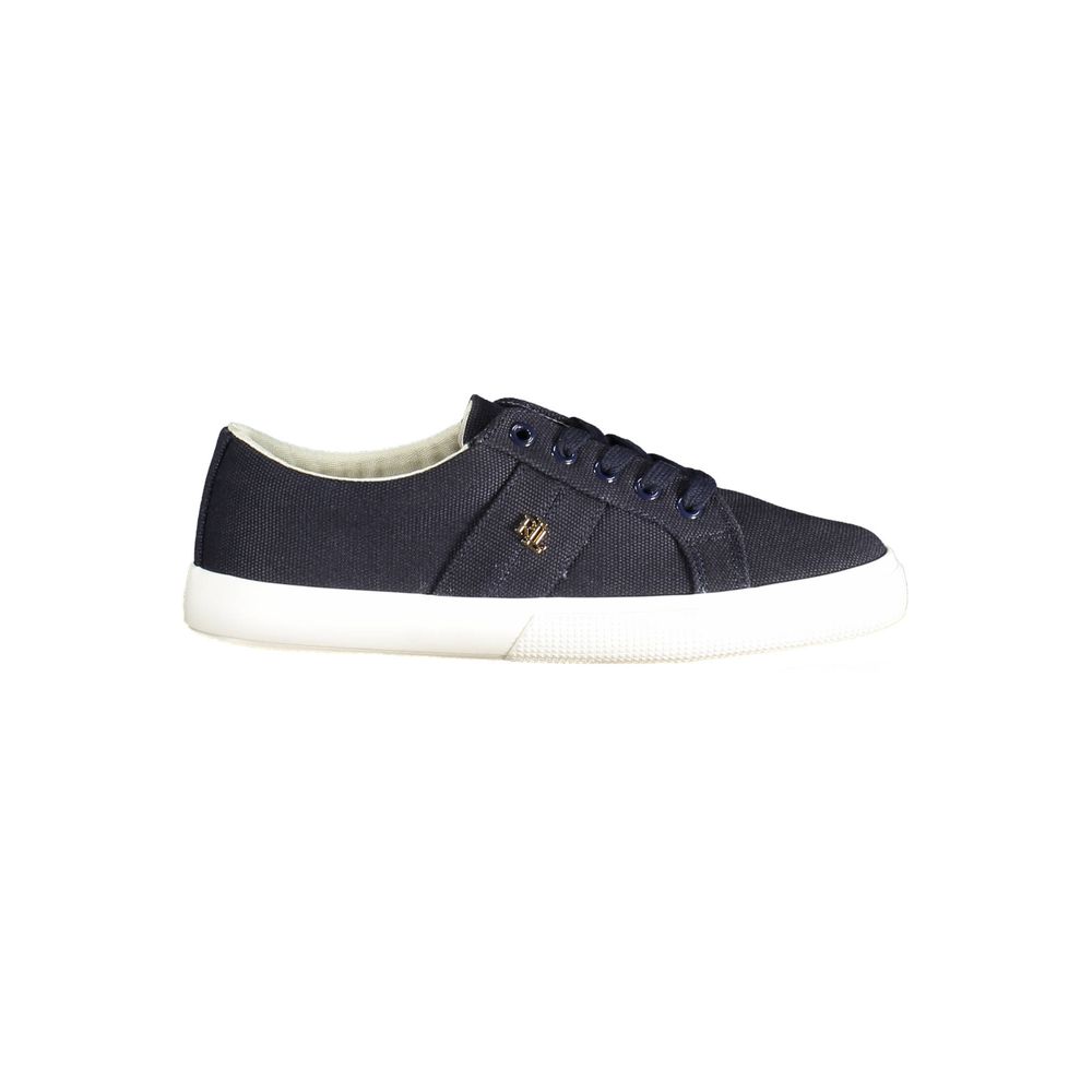 Ralph Lauren Blue Cotton Women Sneaker - Stylish Comfort