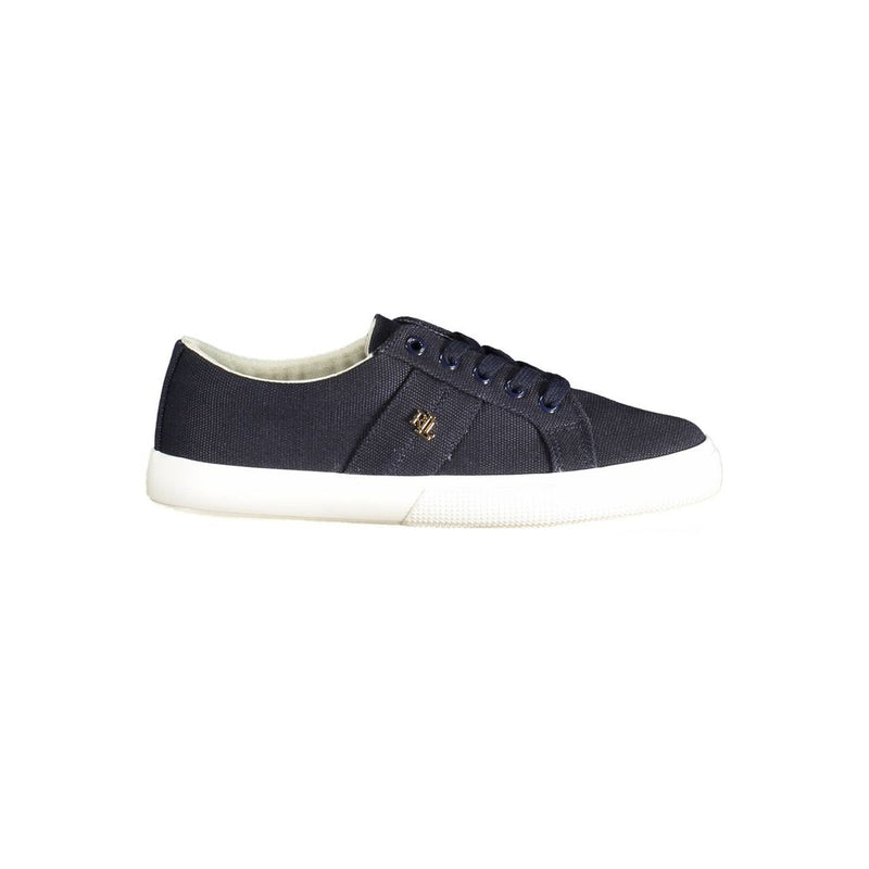 Ralph Lauren Blue Cotton Women Sneaker - Stylish Comfort
