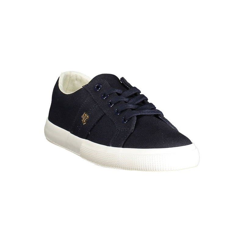 Ralph Lauren Blue Cotton Women Sneaker - Stylish Comfort