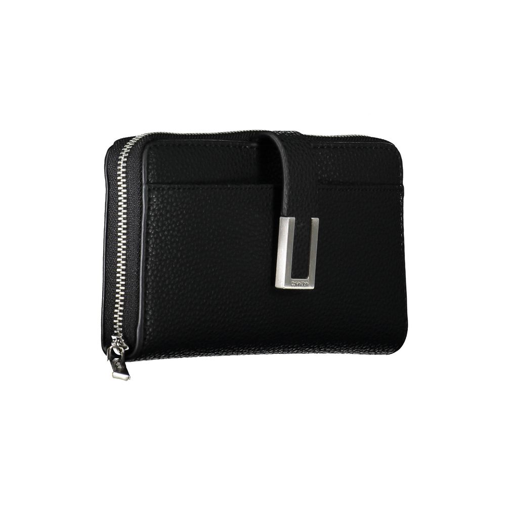 Calvin Klein Black Polyester Women's Wallet - Stylish & Functional
