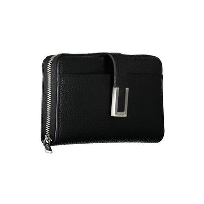 Portefeuille femme Calvin Klein en polyester noir