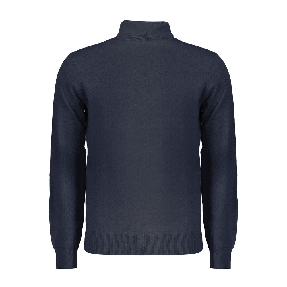 Pull en polyamide bleu pour homme, Norvège 1963