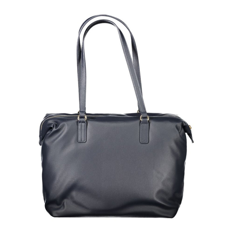 Tommy Hilfiger Blue Polyester Women Handbag - Chic & Sustainable