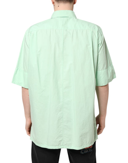 Dolce &amp; Gabbana Groen Katoenen T-shirt met Korte Mouwen voor Heren