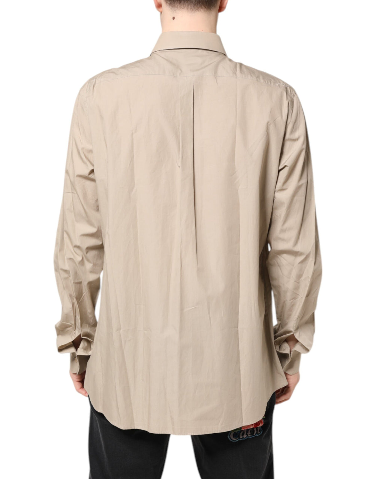 Chemise homme décontractée MARTINI beige à imprimé pin-up de Dolce &amp; Gabbana