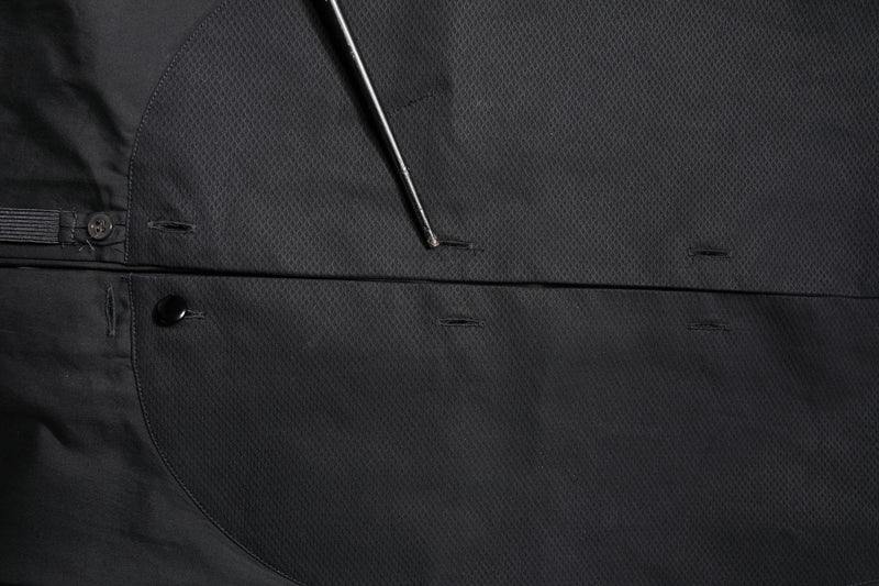 Chemise habillée Emporio Armani en coton noir à manches longues