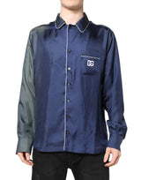 Chemise de pyjama multicolore pour le repos Dolce &amp; Gabbana