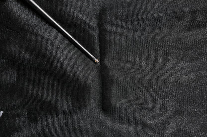 Dolce & Gabbana Black Logo Knitted Crewneck Pullover Sweater