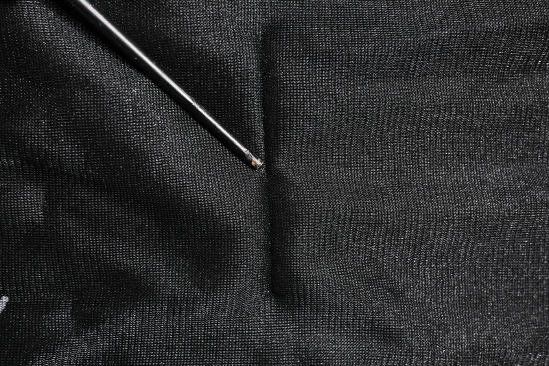 Dolce &amp; Gabbana Zwarte Gehaakte Crewneck Pullevertrui met Logo