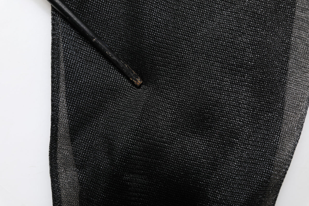 Pull en tricot à col rond noir avec logo Dolce &amp; Gabbana