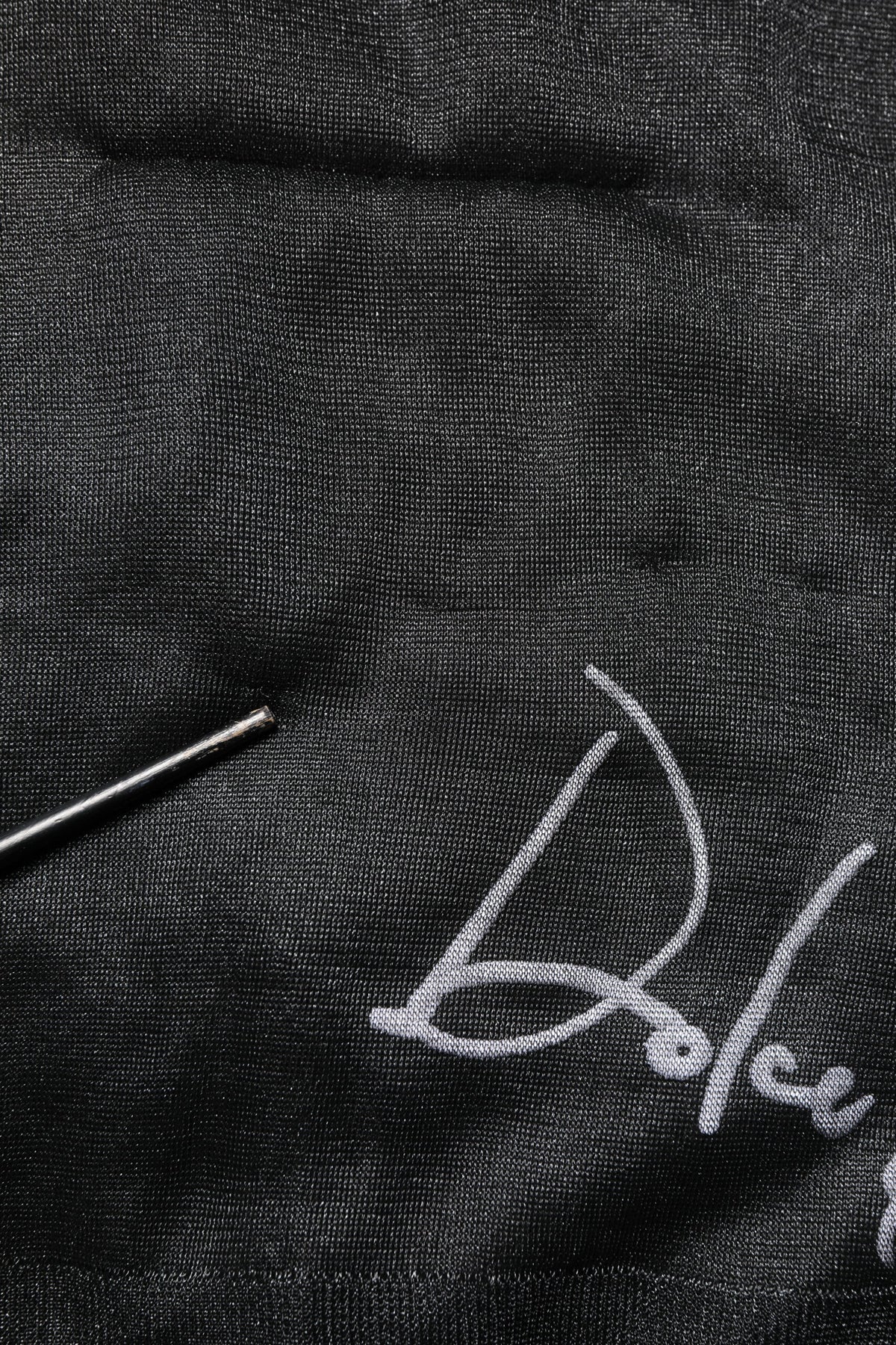 Pull en tricot à col rond noir avec logo Dolce &amp; Gabbana