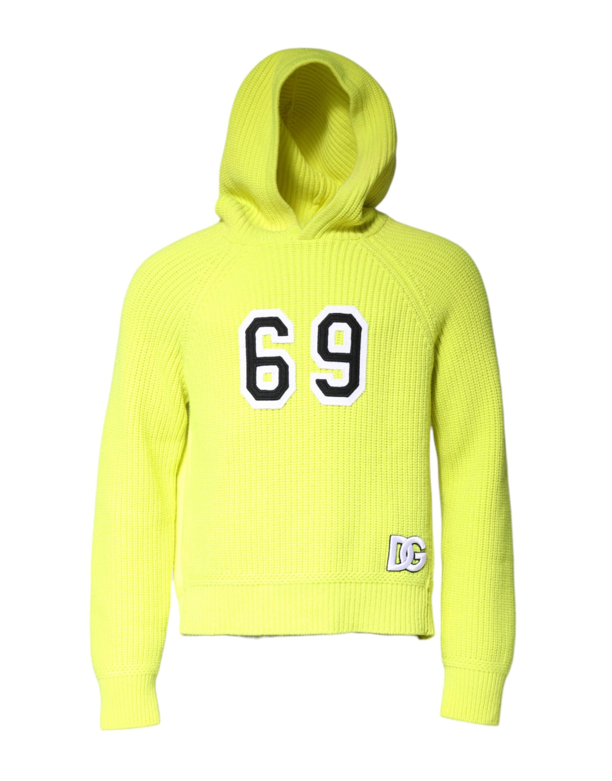 Pull en tricot à capuche pour homme vert 69 de Dolce &amp; Gabbana