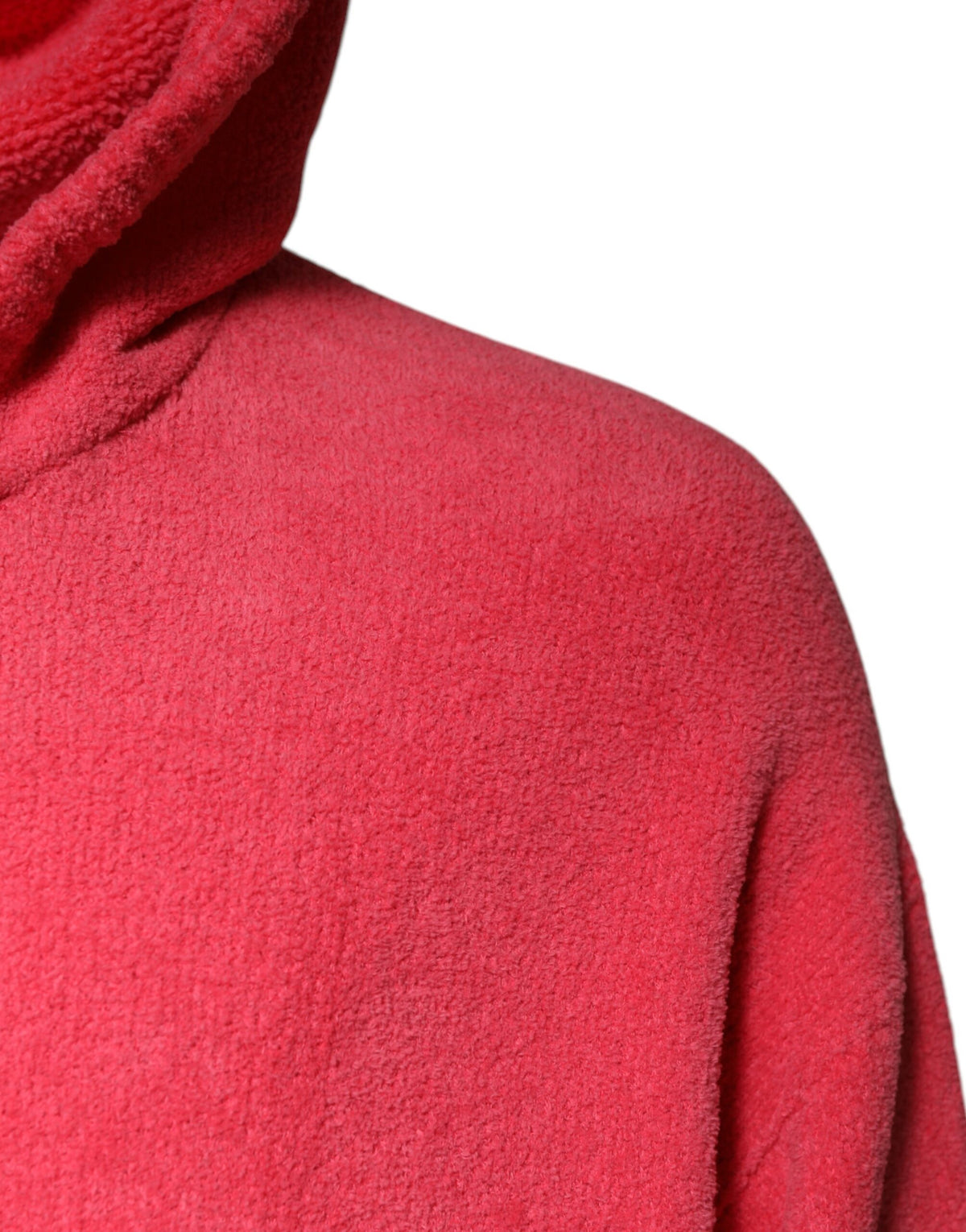Pull en coton rouge à capuche pour homme, Dolce &amp; Gabbana