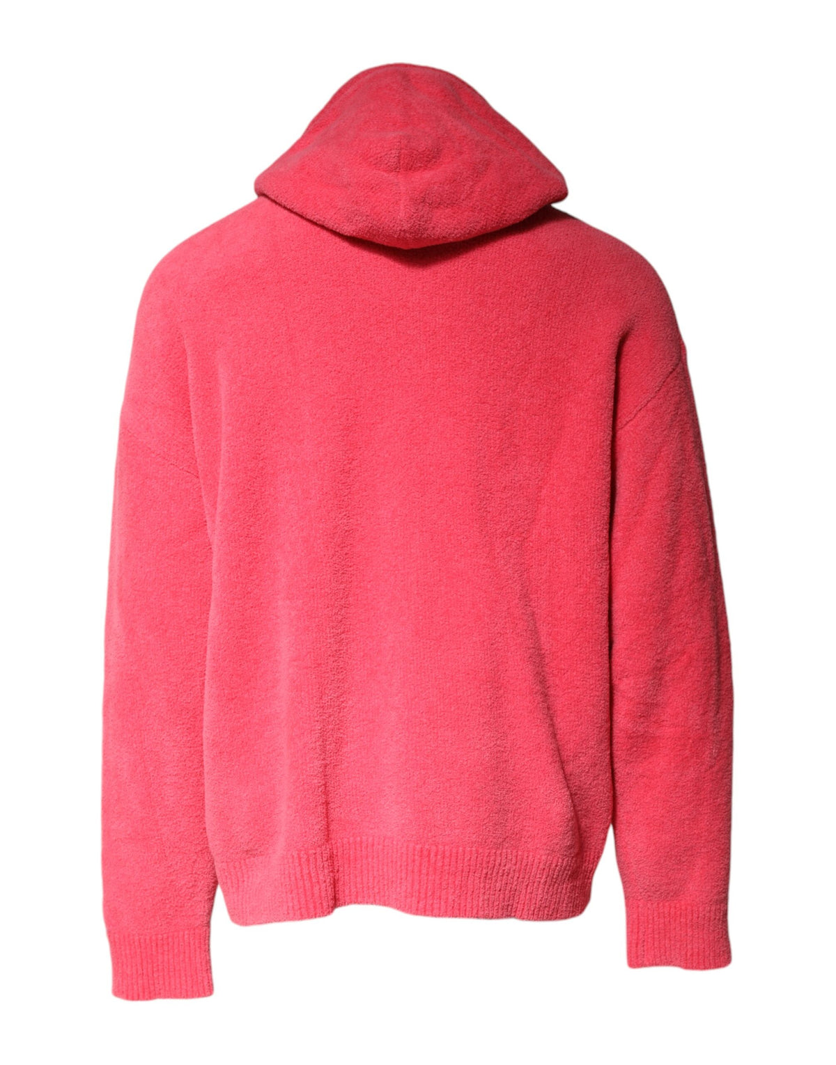Pull en coton rouge à capuche pour homme, Dolce &amp; Gabbana