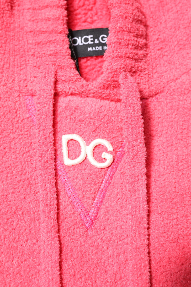 Dolce &amp; Gabbana Rode Katoenen Gehaakte Kapmogelijke Heren Pullovertrui