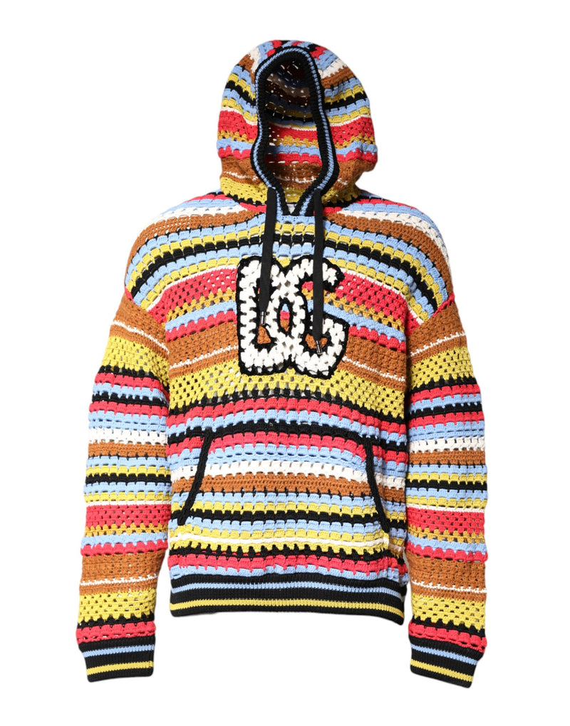 Dolce &amp; Gabbana katoenen gebreide trui met capuchon in meerdere kleuren