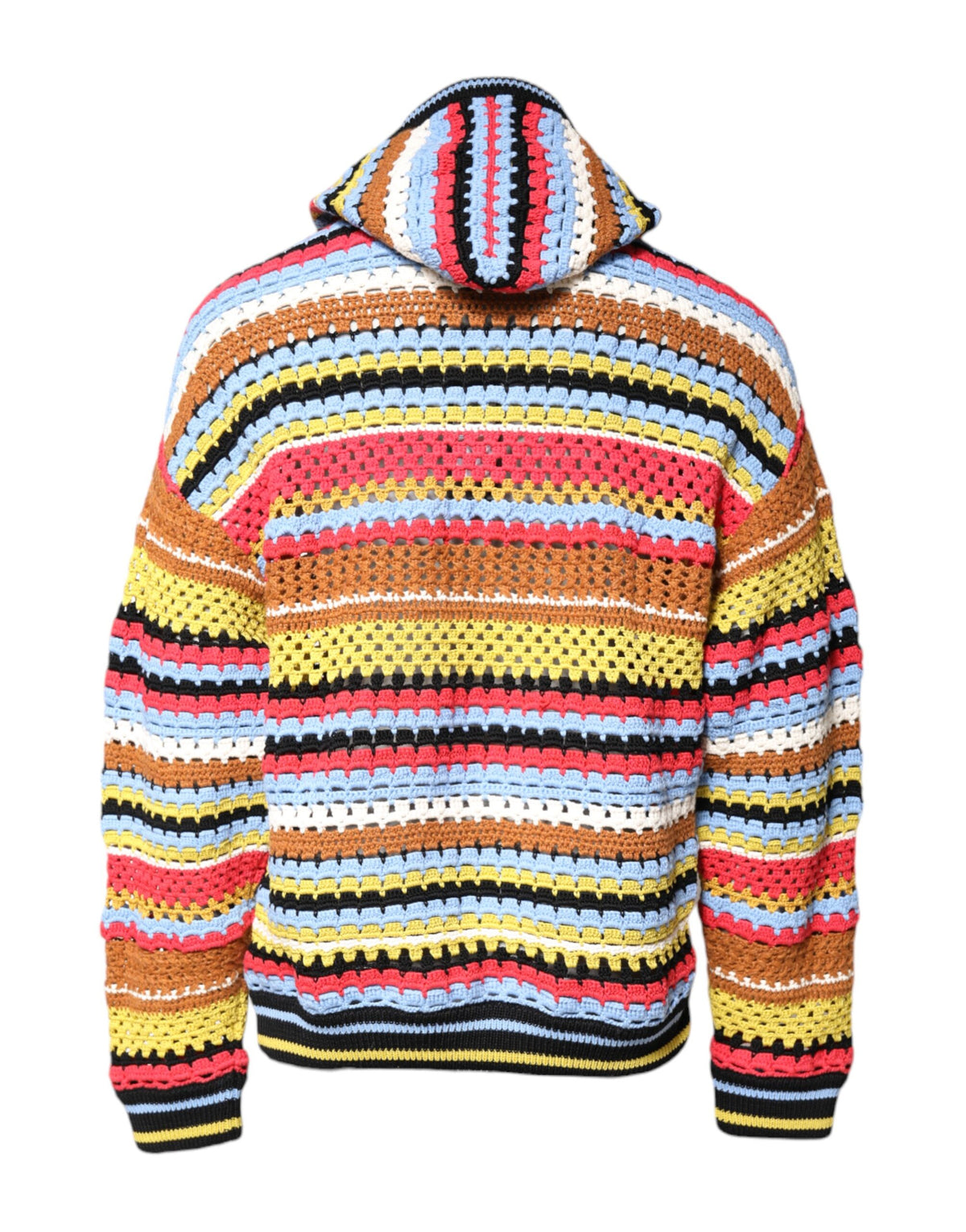 Pull à capuche en coton multicolore de Dolce &amp; Gabbana