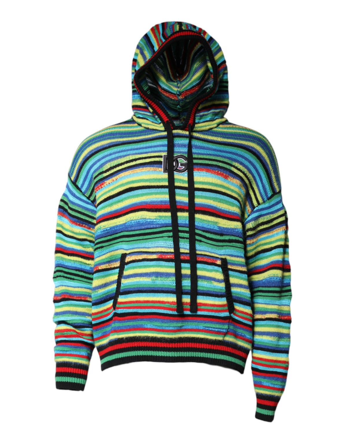 Pull à capuche en coton multicolore de Dolce &amp; Gabbana