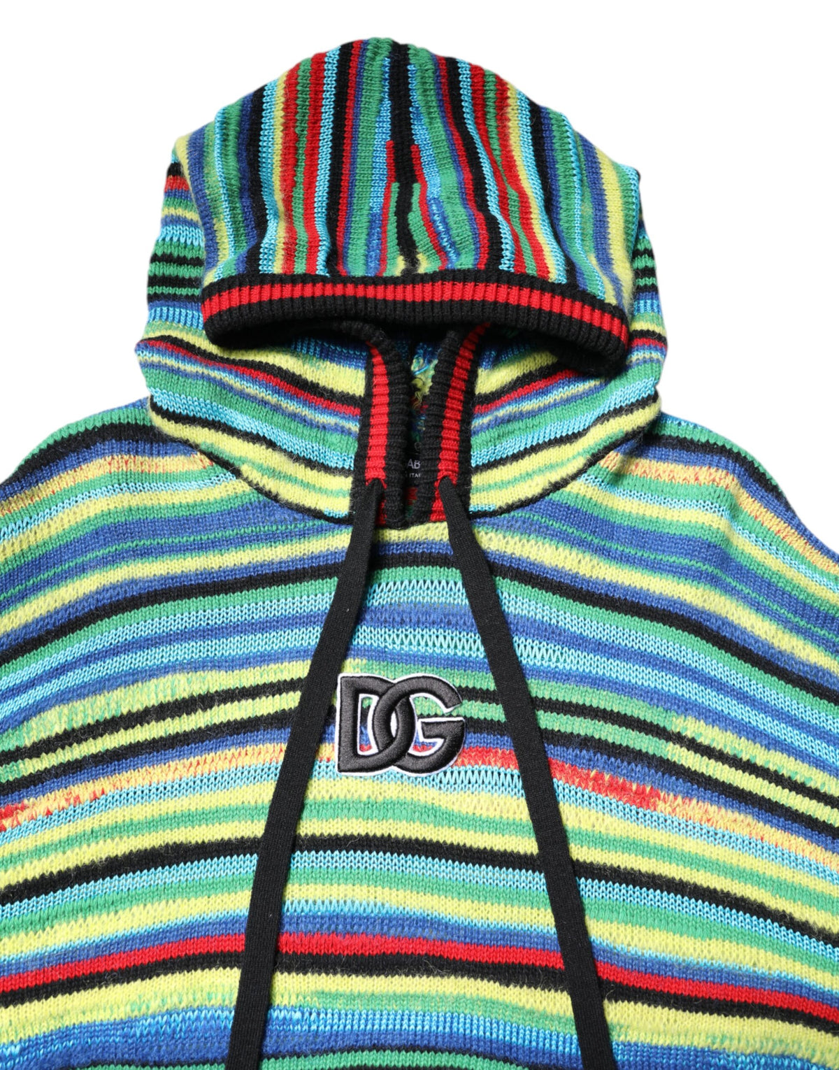 Pull à capuche en coton multicolore de Dolce &amp; Gabbana