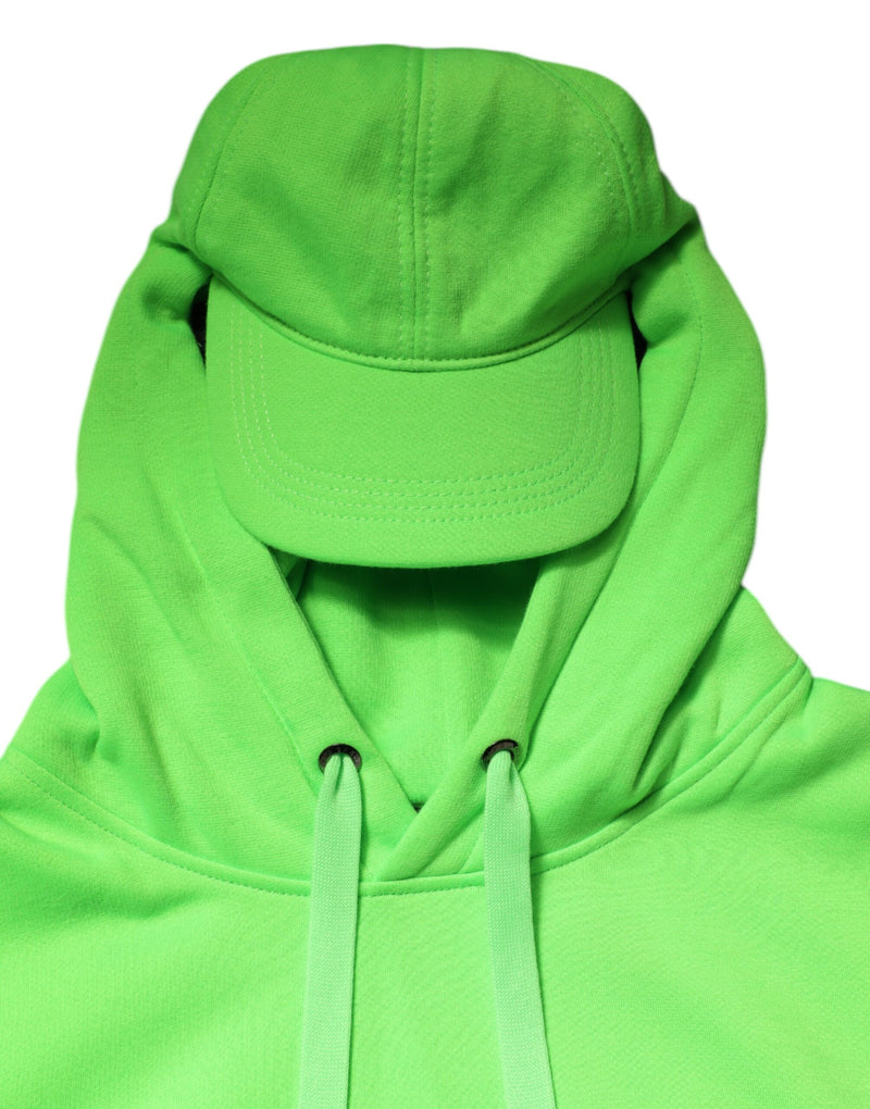 Gilet en polyester à capuche, style sportswear, vert, Dolce &amp; Gabbana