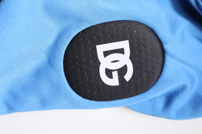 Dolce & Gabbana blauwe katoenen vest met capuchon voor heren, sportkleding.