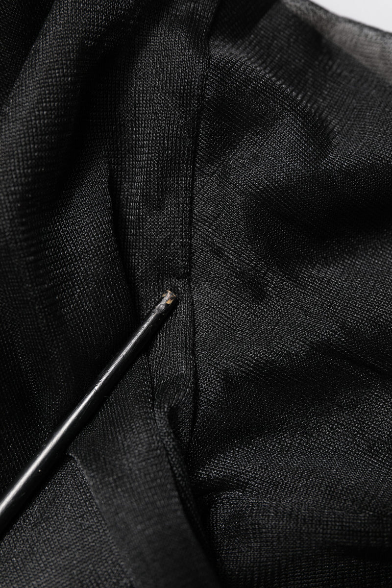 Pull en tricot à col rond noir avec logo Dolce &amp; Gabbana
