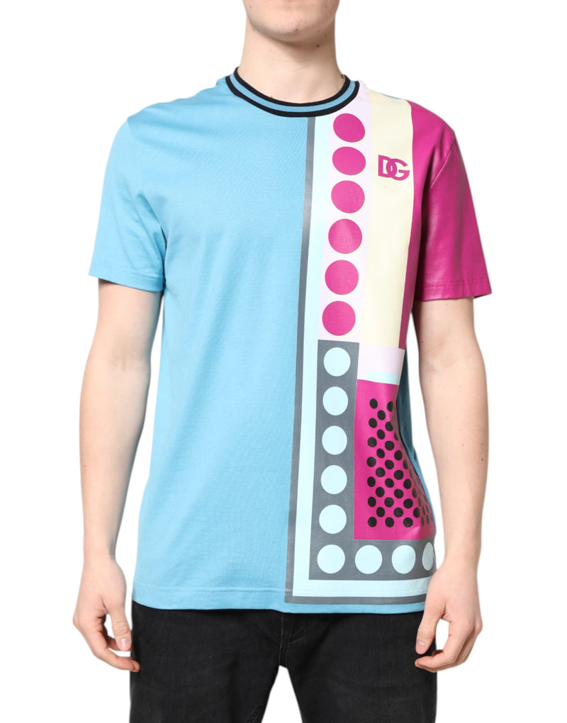 Dolce &amp; Gabbana T-shirt met korte mouwen en een print met het logo in verschillende kleuren