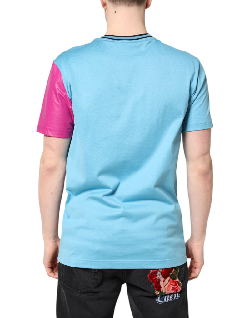 Dolce &amp; Gabbana T-shirt met korte mouwen en een print met het logo in verschillende kleuren