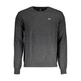 Pull en laine marron La Martina pour homme