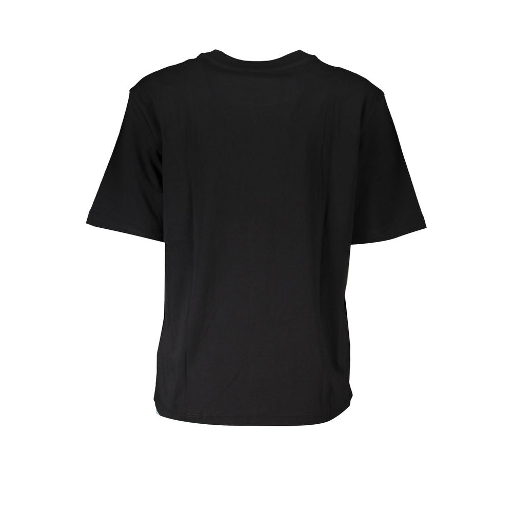 T-shirt Femme en Coton Noir Patrizia Pepe - Top Chic à Manches Courtes