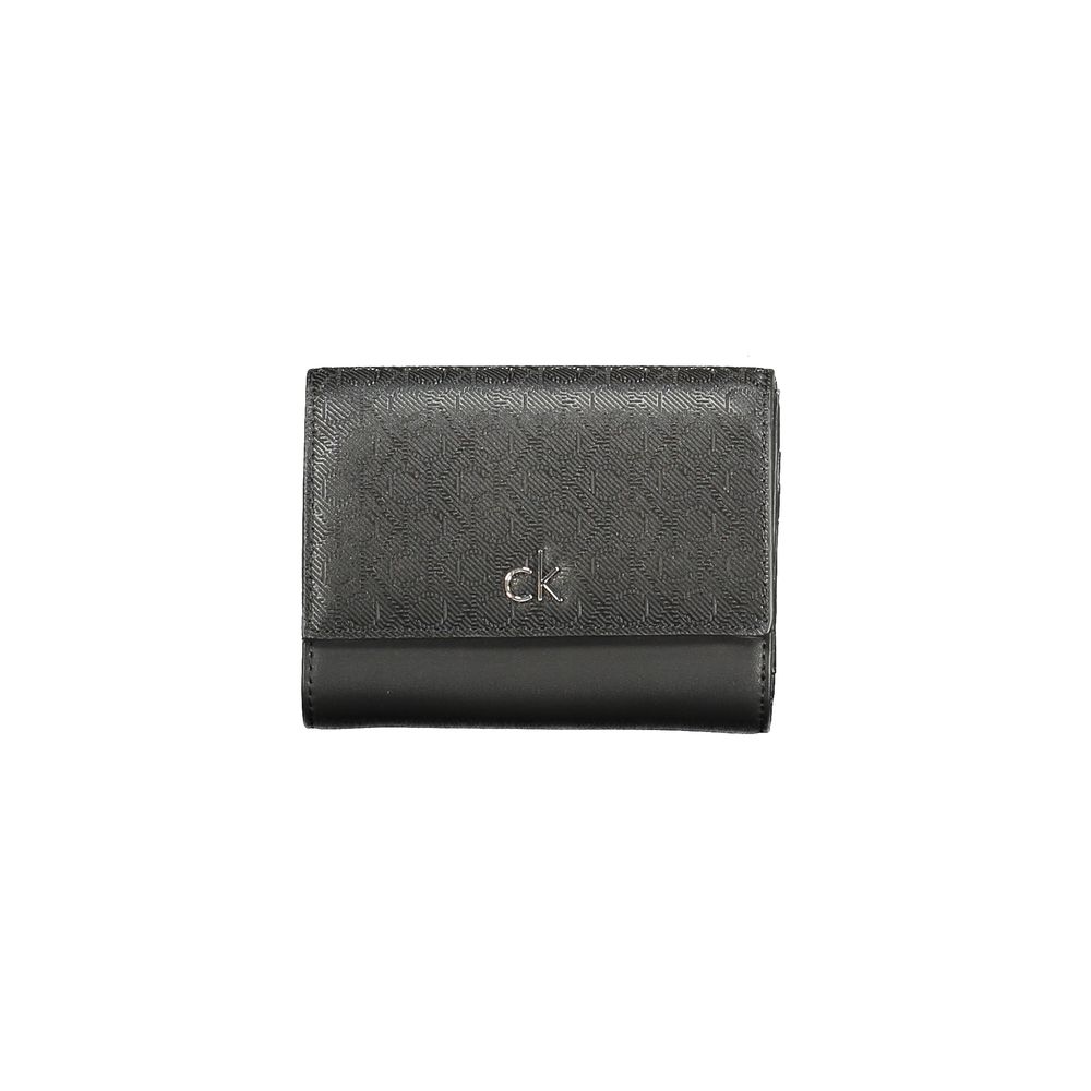 Calvin Klein Black Polyester Women's Wallet with RFID Protection