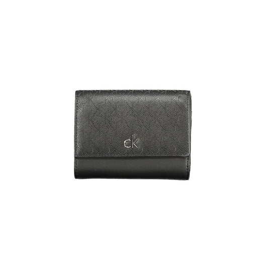 Calvin Klein Black Polyester Women's Wallet with RFID Protection